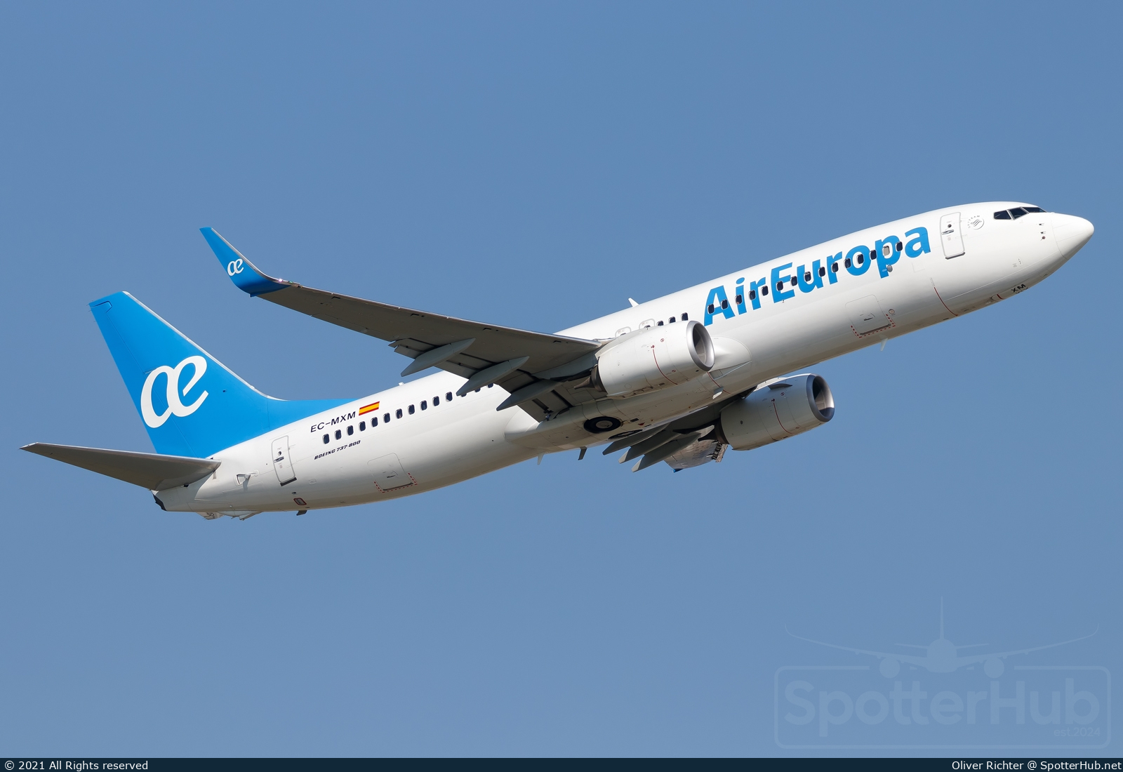 Photo of EC-MXM - Boeing 737-85P operated by Air Europa
