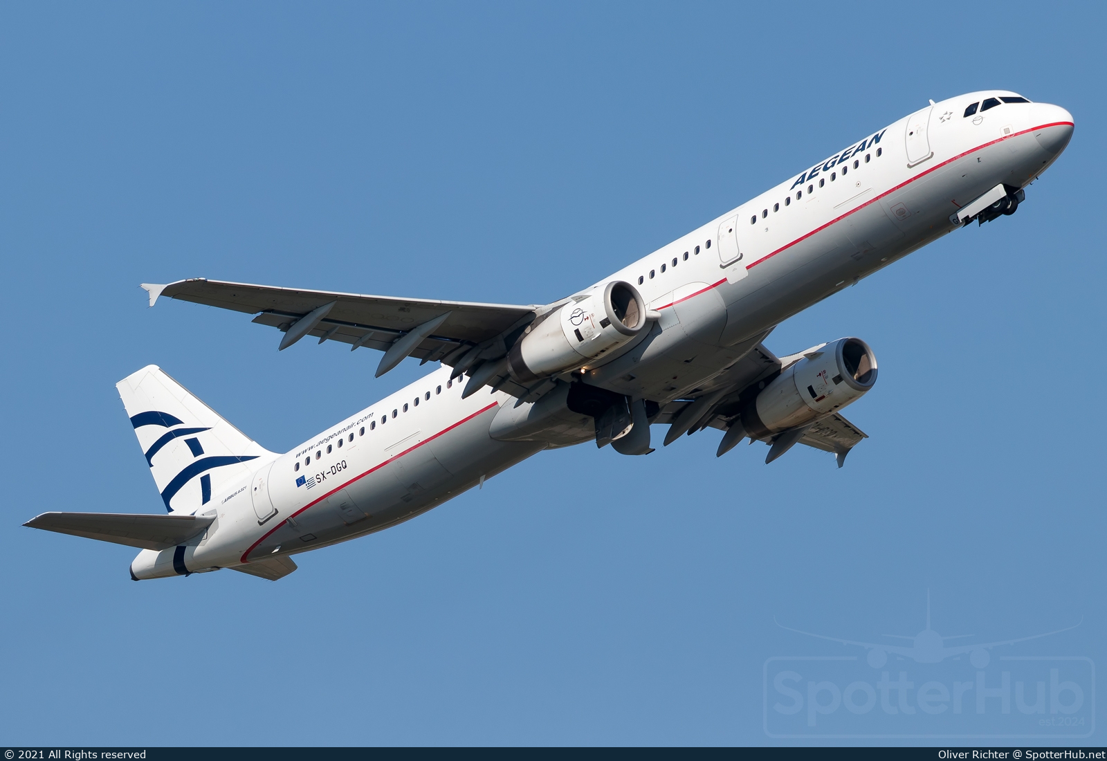 Photo of SX-DGQ - Airbus A321-231 operated by Aegean Airlines