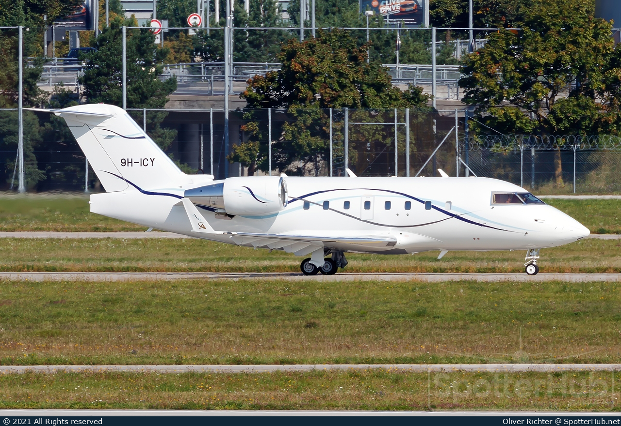 Photo of 9H-ICY - Bombardier Challenger 601-3A operated by Air CM Global