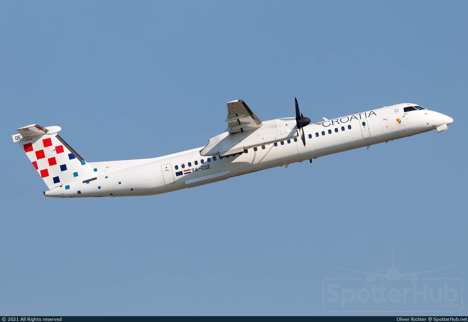 Photo of 9A-CQE - Bombardier DHC-8-402 Dash 8 Q400 operated by Croatia Airlines