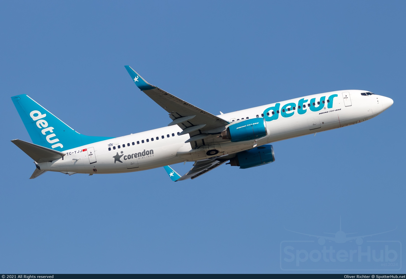 Photo of TC-TJJ - Boeing 737-8S3 operated by Corendon Airlines