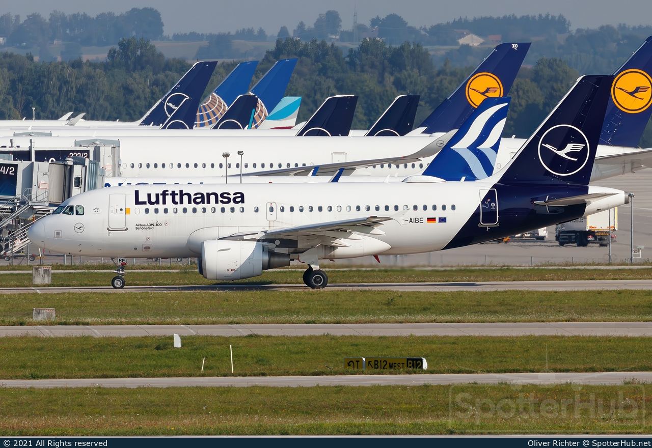 Photo of D-AIBE - Airbus A319-112 operated by Lufthansa