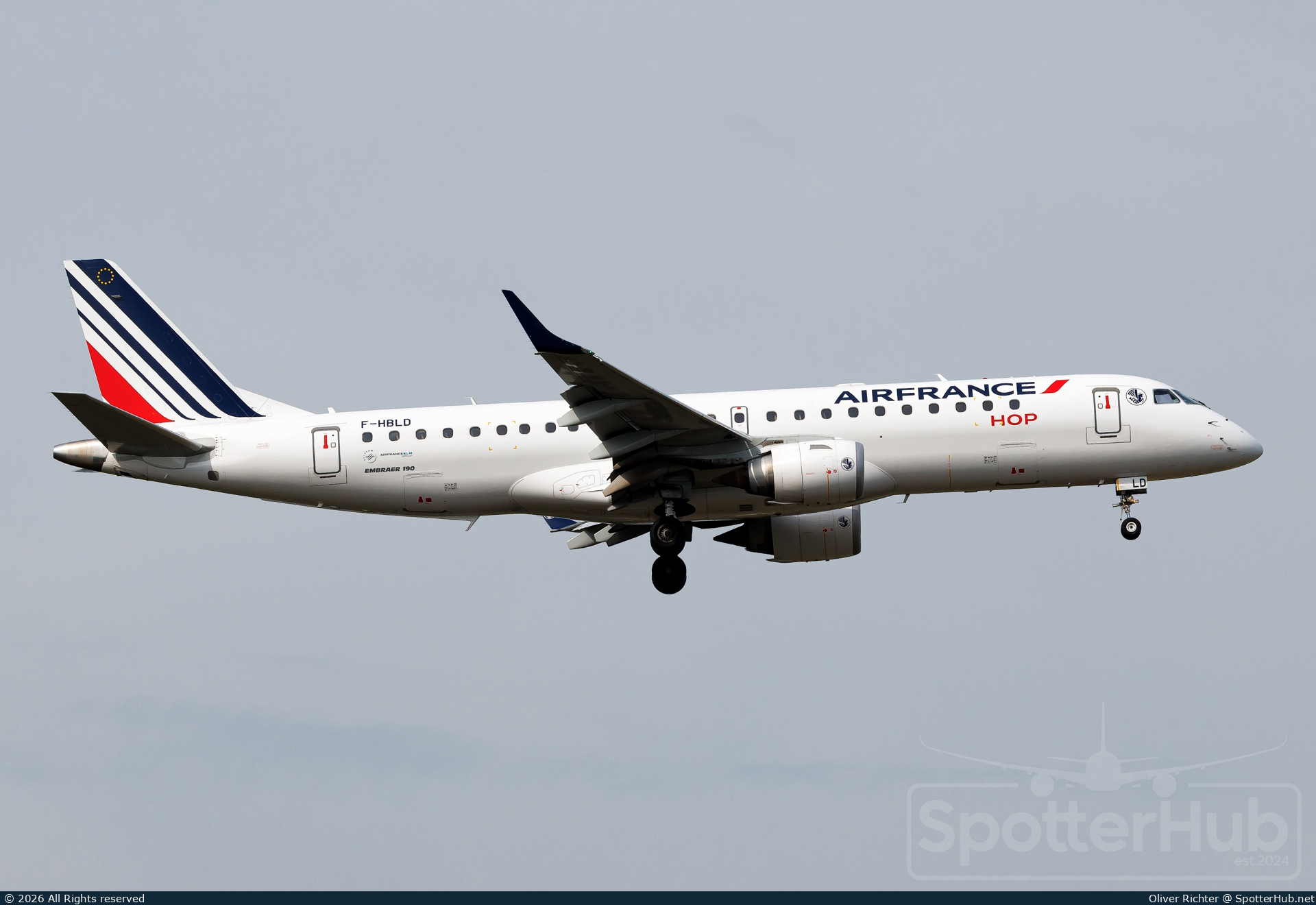 Photo of F-HBLD - Embraer ERJ-190LR operated by Air France HOP
