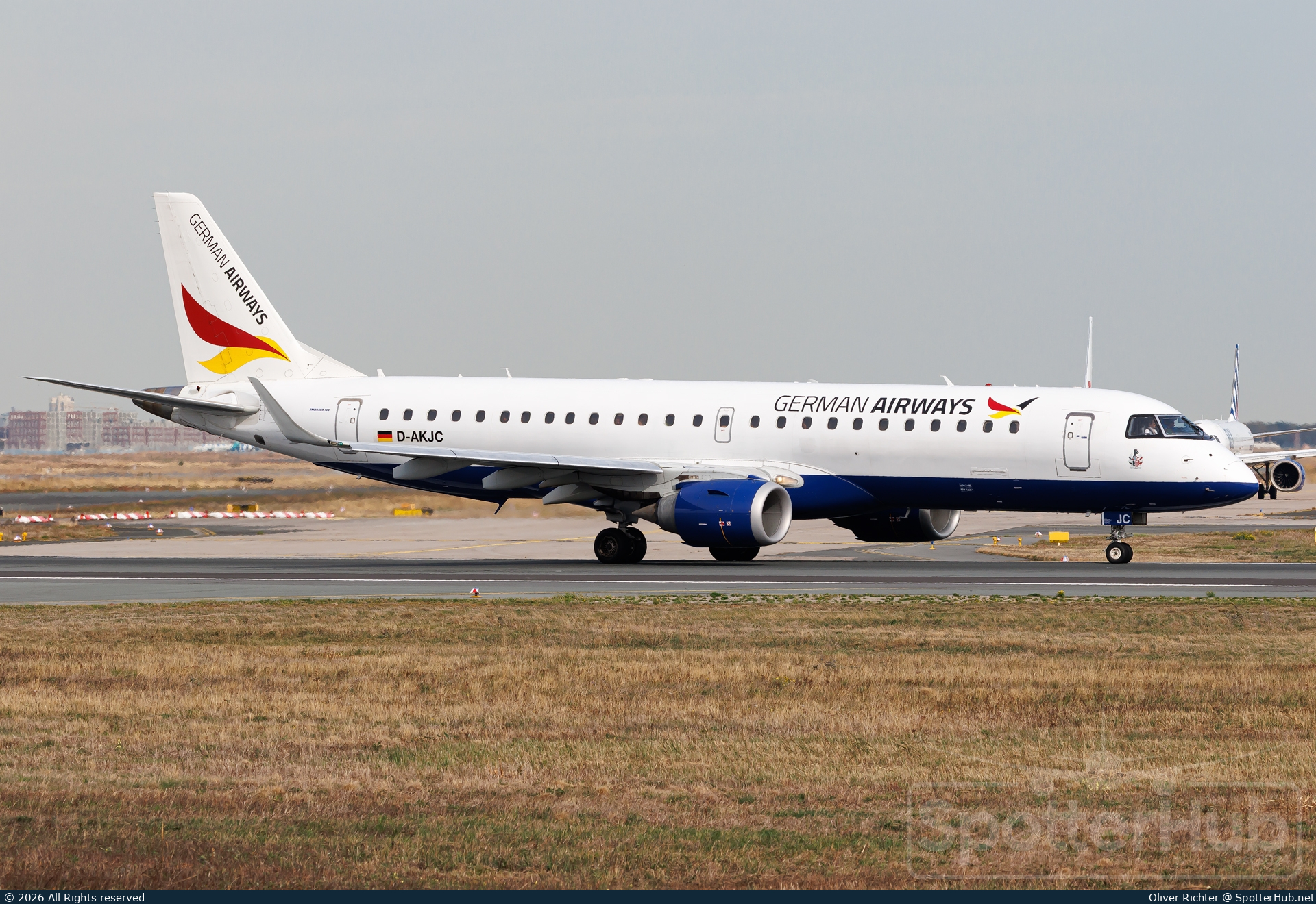 Photo of D-AKJC - Embraer ERJ-190SR operated by German Airways