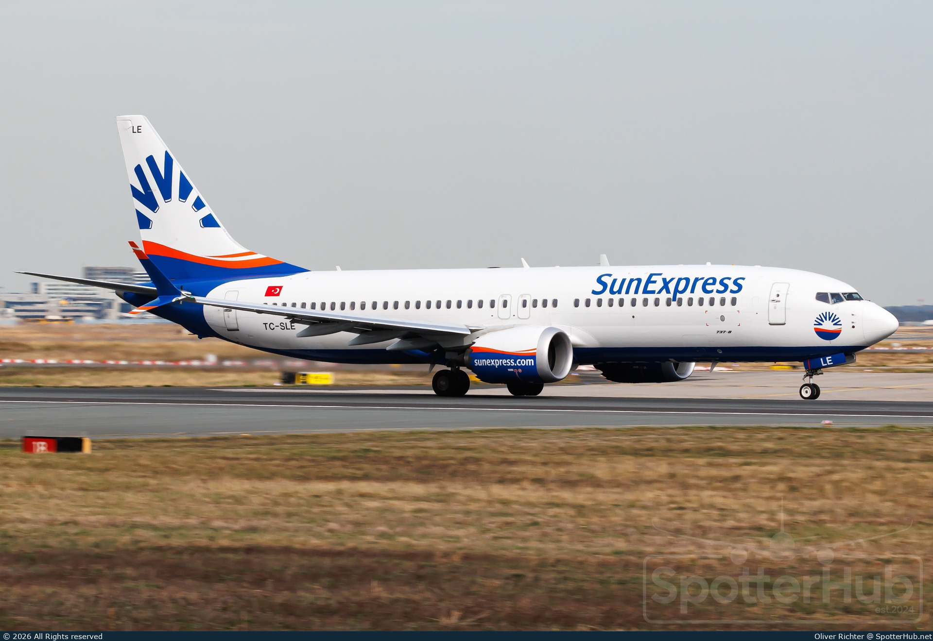 Photo of TC-SLE - Boeing 737 MAX 8 operated by SunExpress