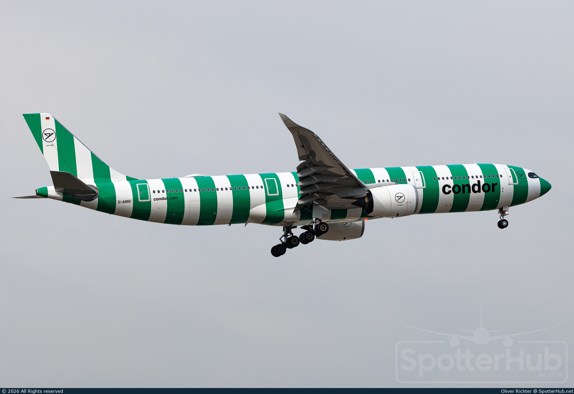 Photo of D-ANRE - Airbus A330-941 operated by Condor