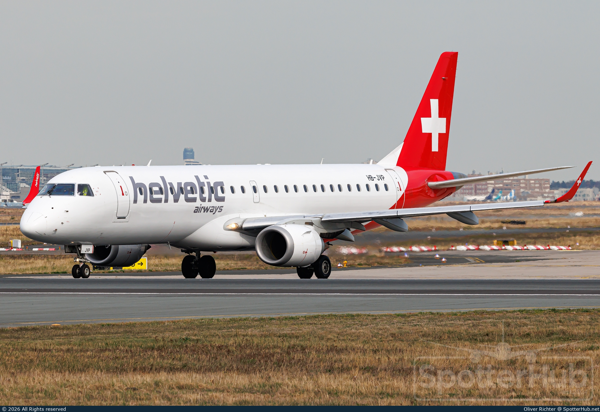 Photo of HB-JVP - Embraer ERJ-190LR operated by Helvetic Airways