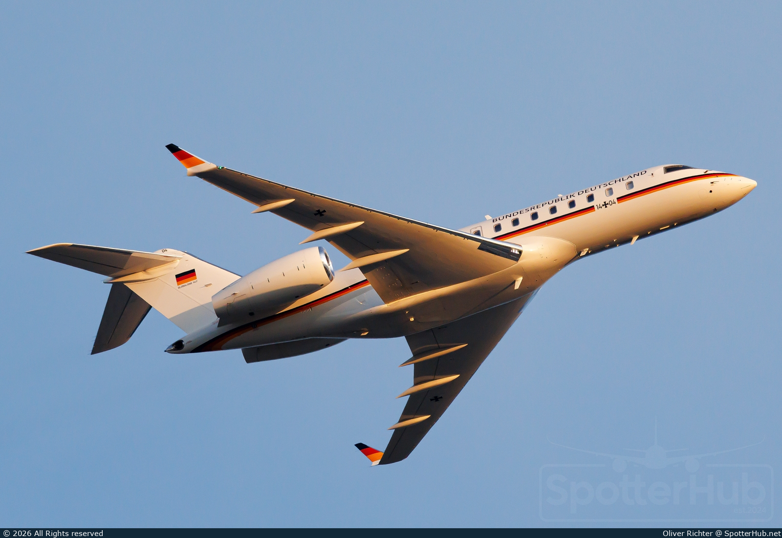 Photo of 14+04 - Bombardier Global 5000 operated by German Air Force