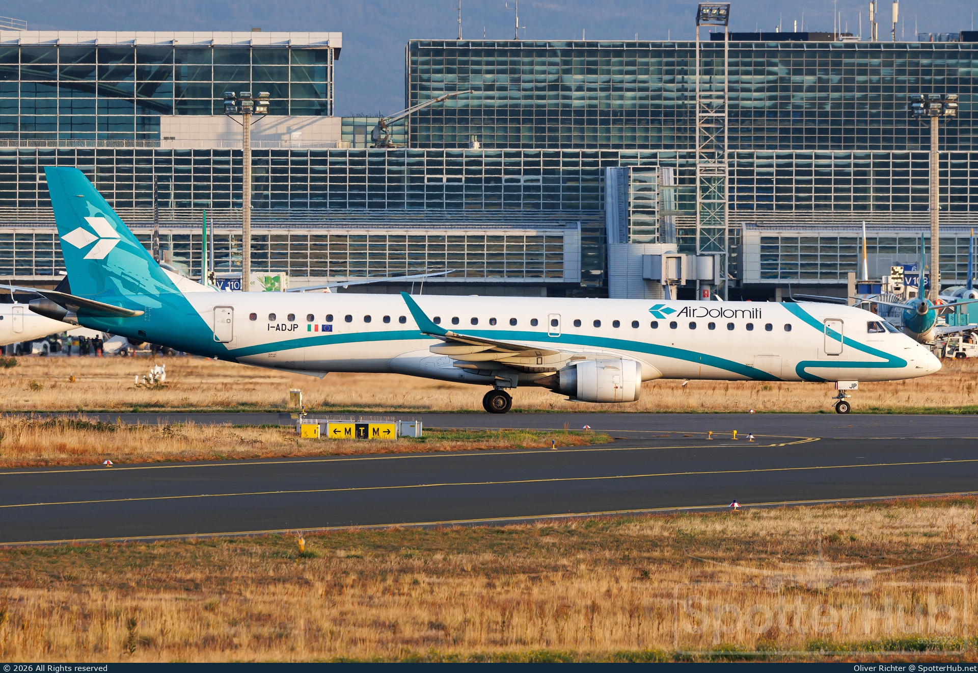 Photo of I-ADJP - Embraer ERJ-195LR operated by Air Dolomiti