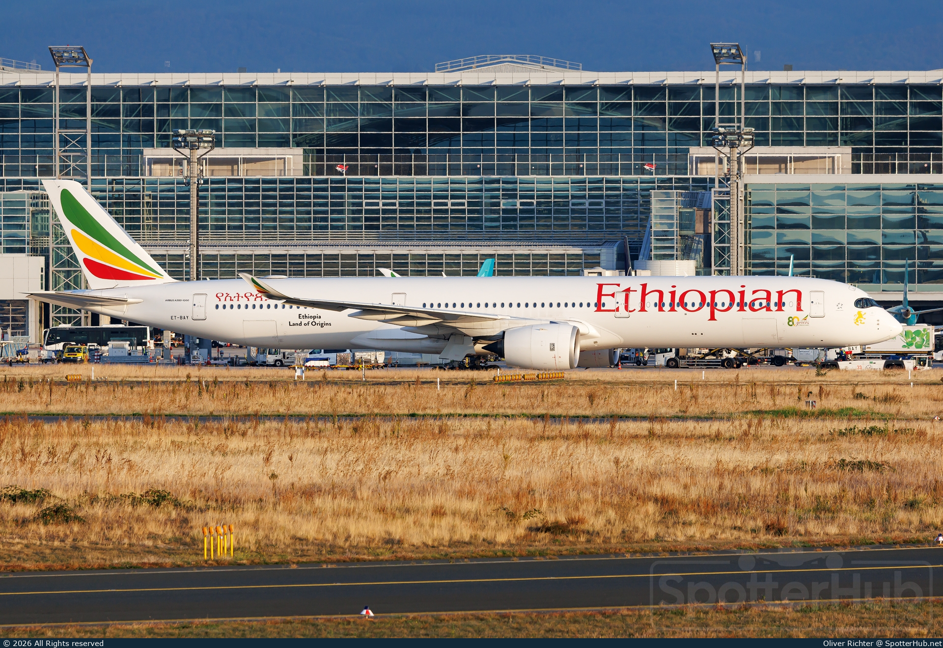 Photo of ET-BAY - Airbus A350-1041 operated by Ethiopian Airlines