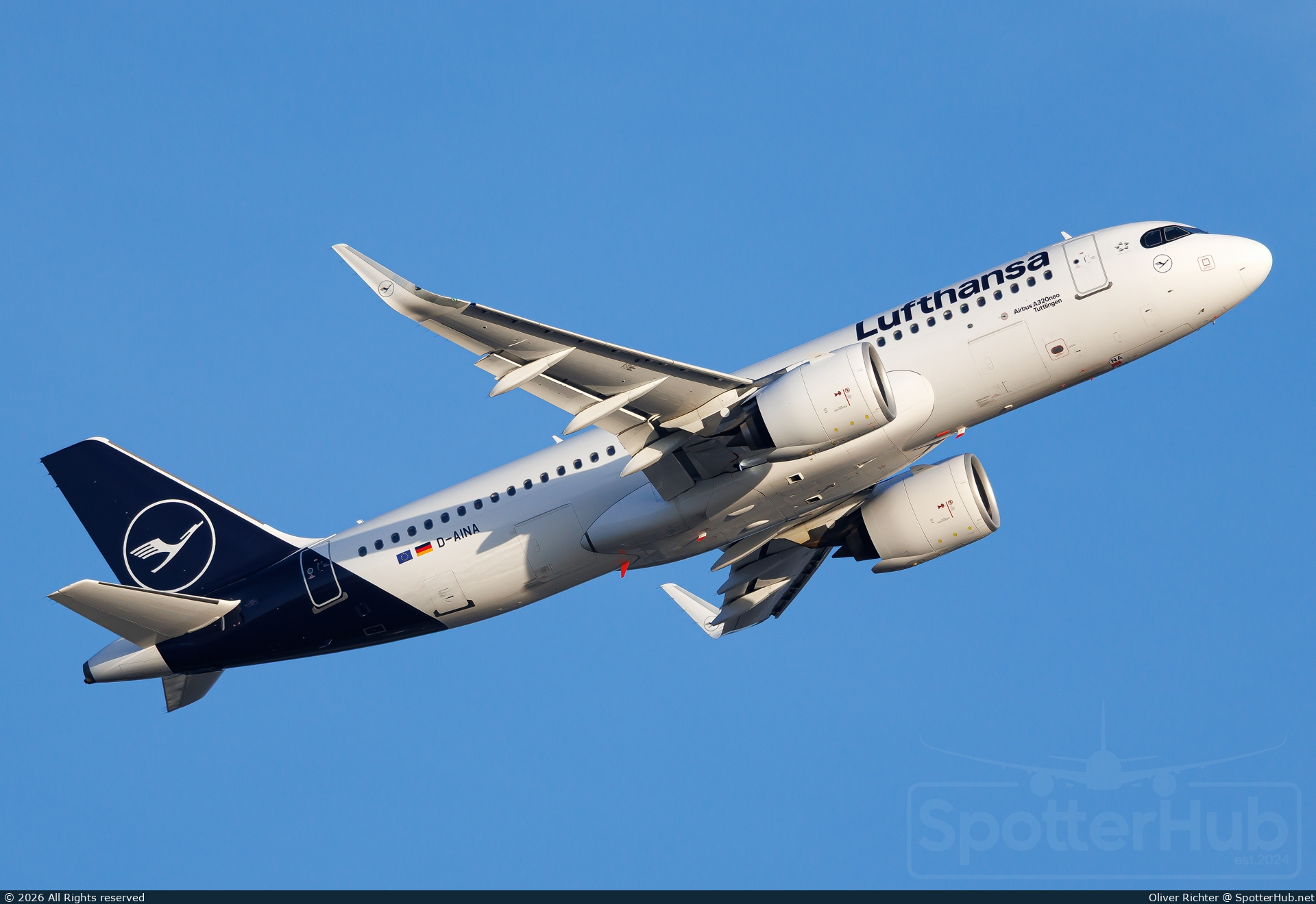 Photo of D-AINA - Airbus A320-271N operated by Lufthansa