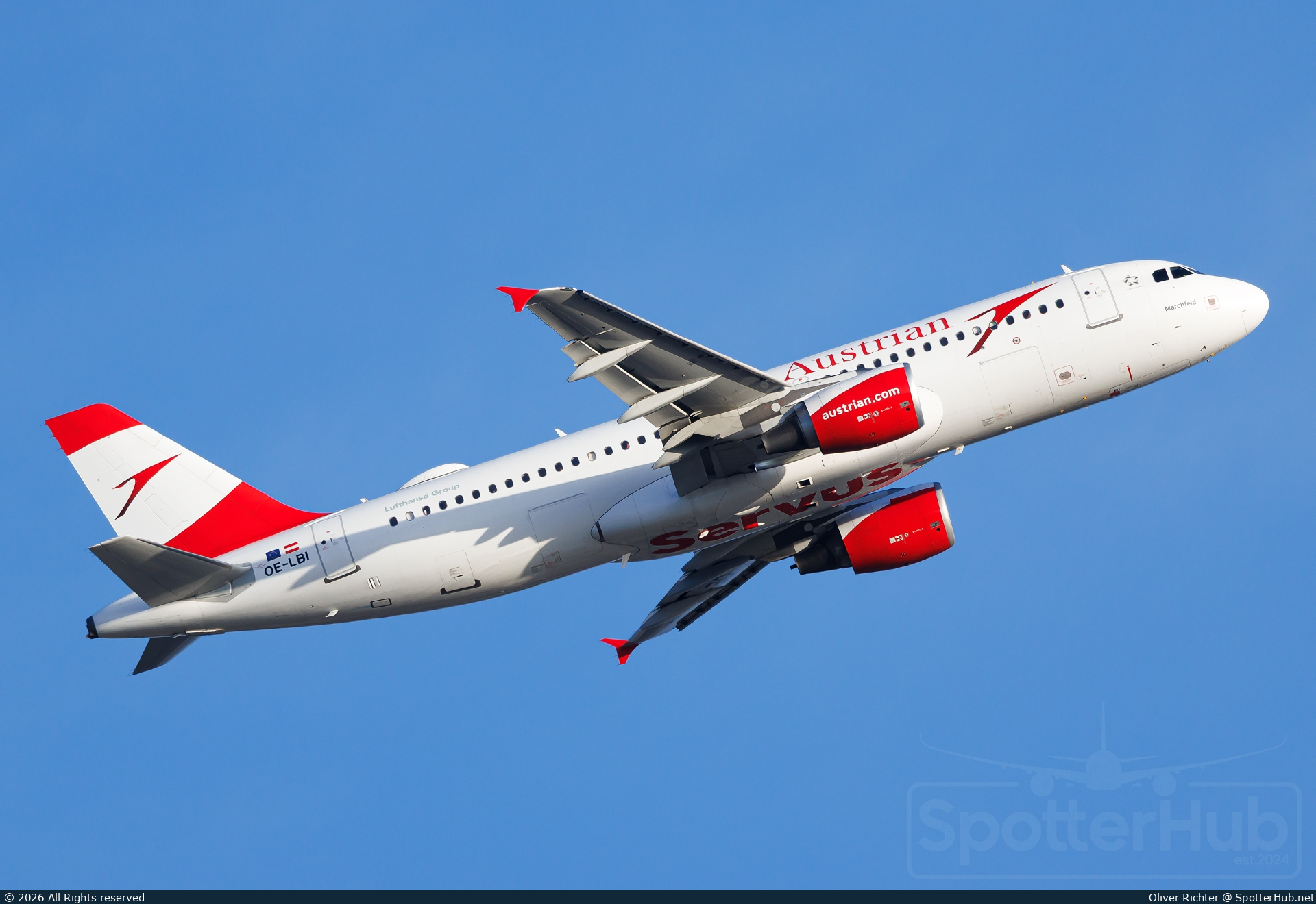 Photo of OE-LBI - Airbus A320-214 operated by Austrian Airlines