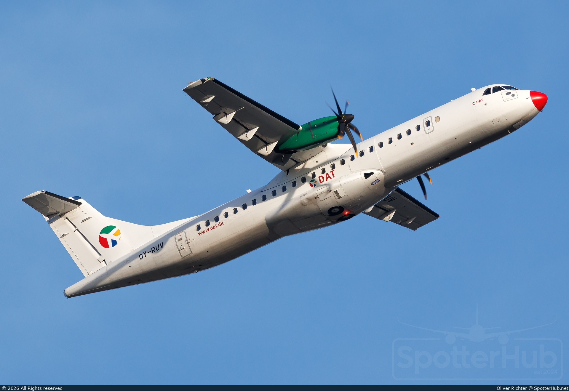 Photo of OY-RUV - ATR 72-600 operated by DAT Danish Air Transport