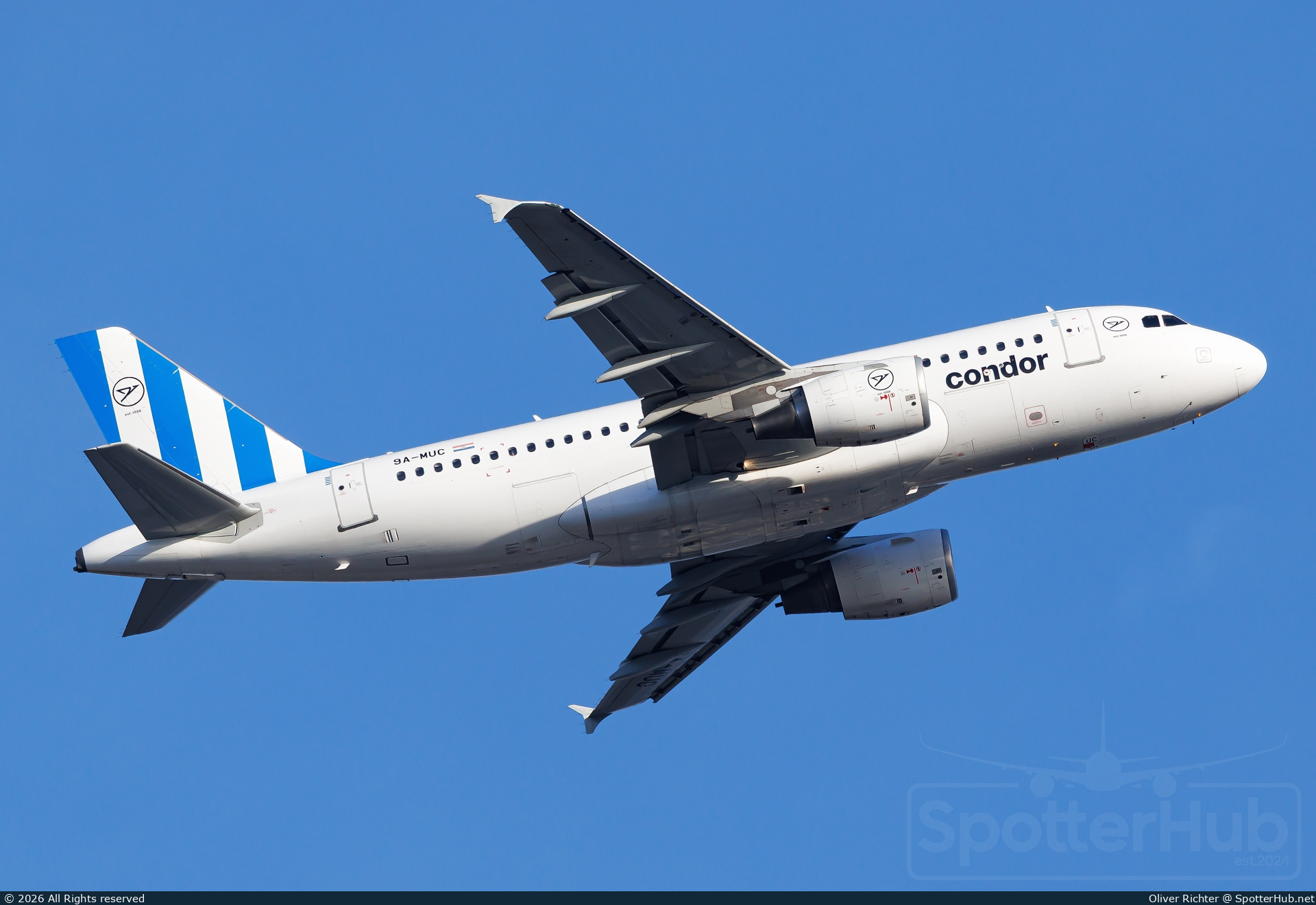 Photo of 9A-MUC - Airbus A319-112 operated by Condor (opb Fly Air41 Airways)
