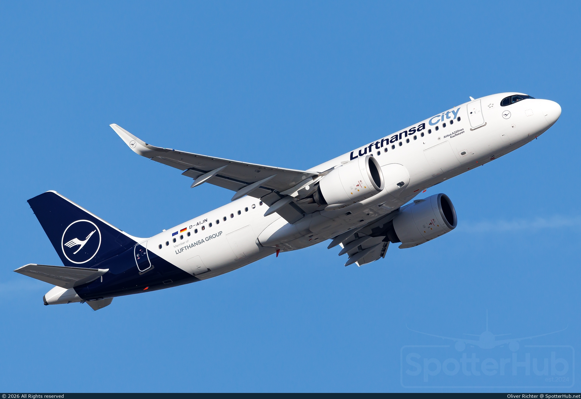Photo of D-AIJN - Airbus A320-271N operated by Lufthansa City Airlines