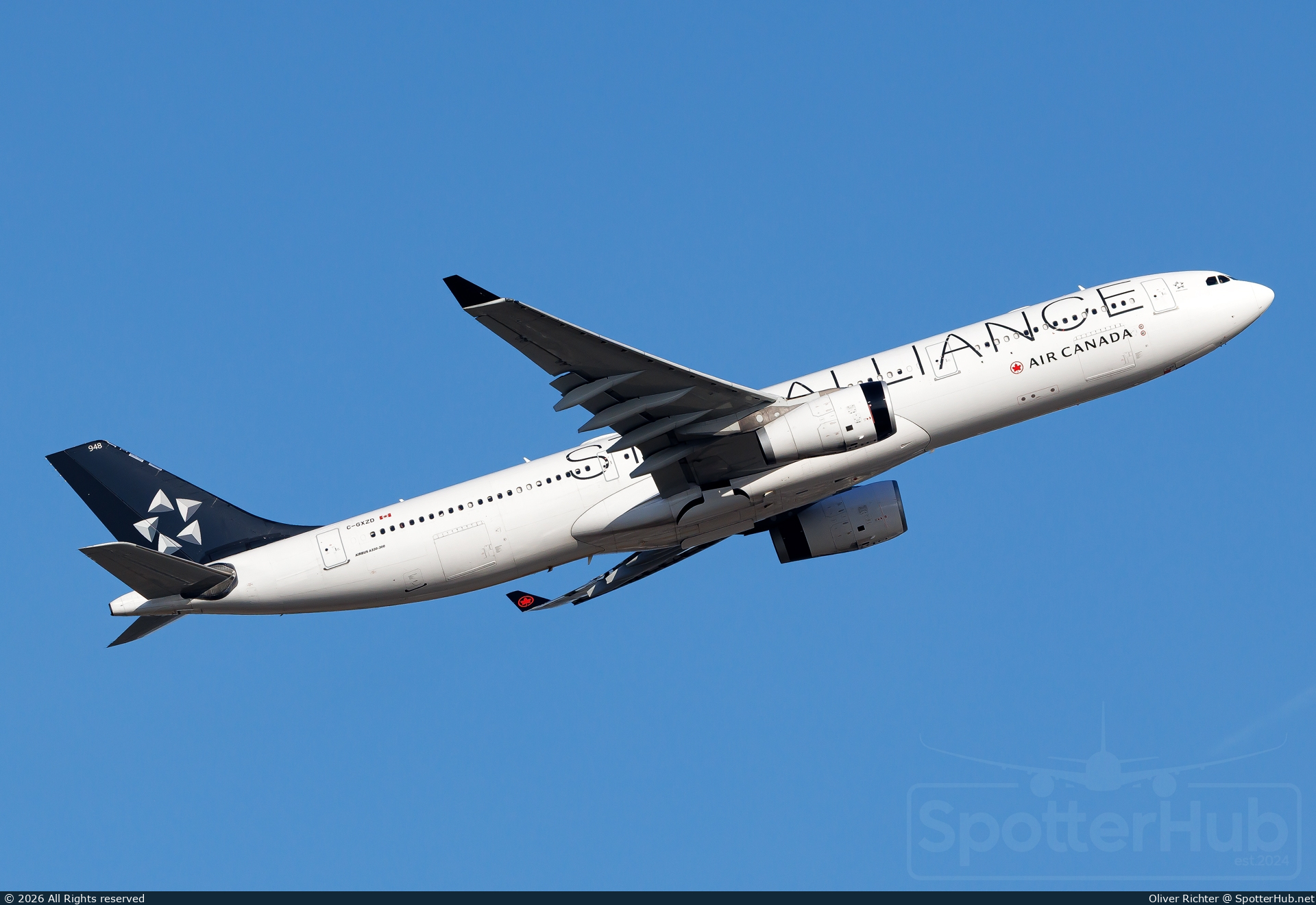Photo of C-GXZD - Airbus A330-343 operated by Air Canada