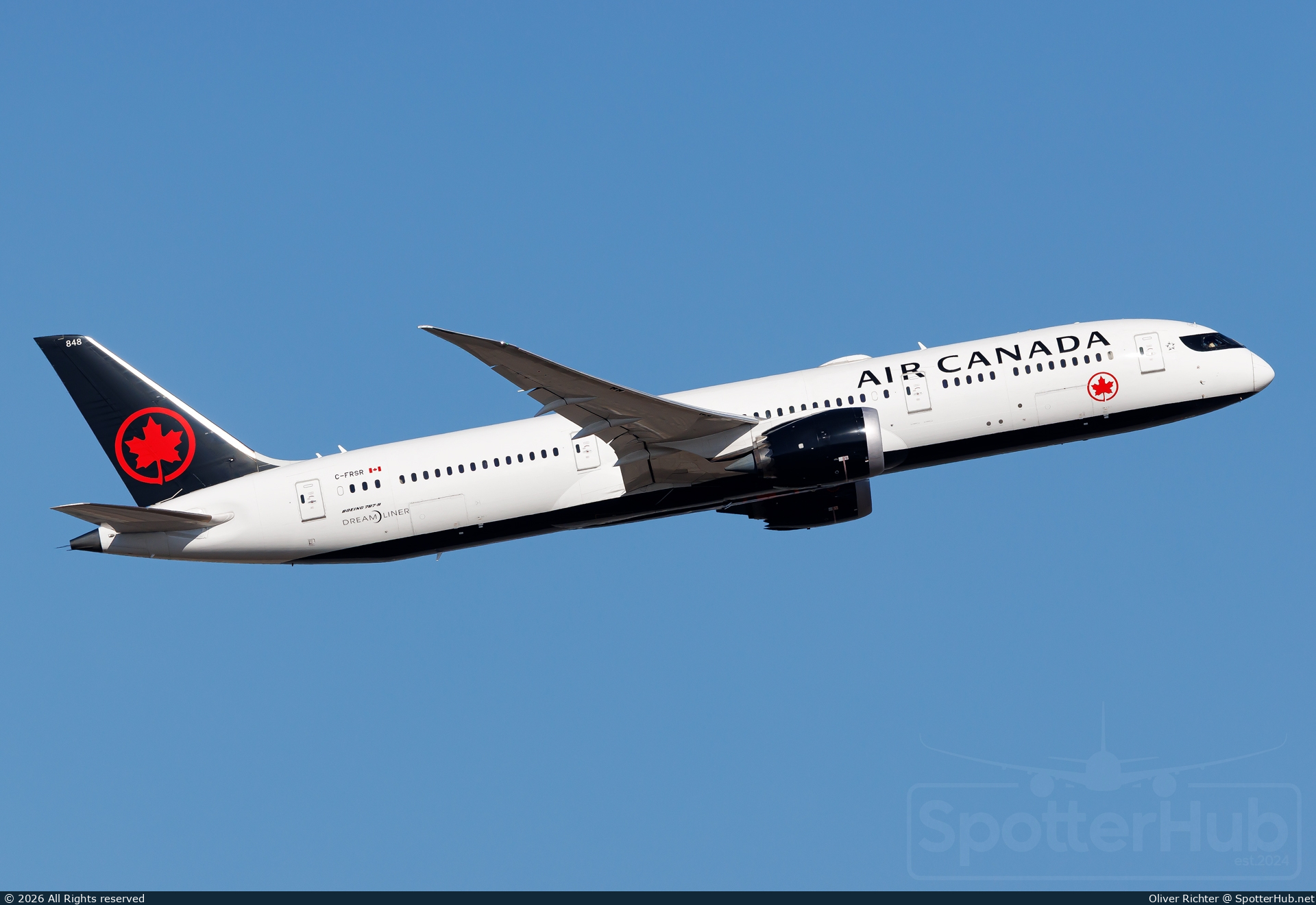Photo of C-FRSR - Boeing 787-9 Dreamliner operated by Air Canada