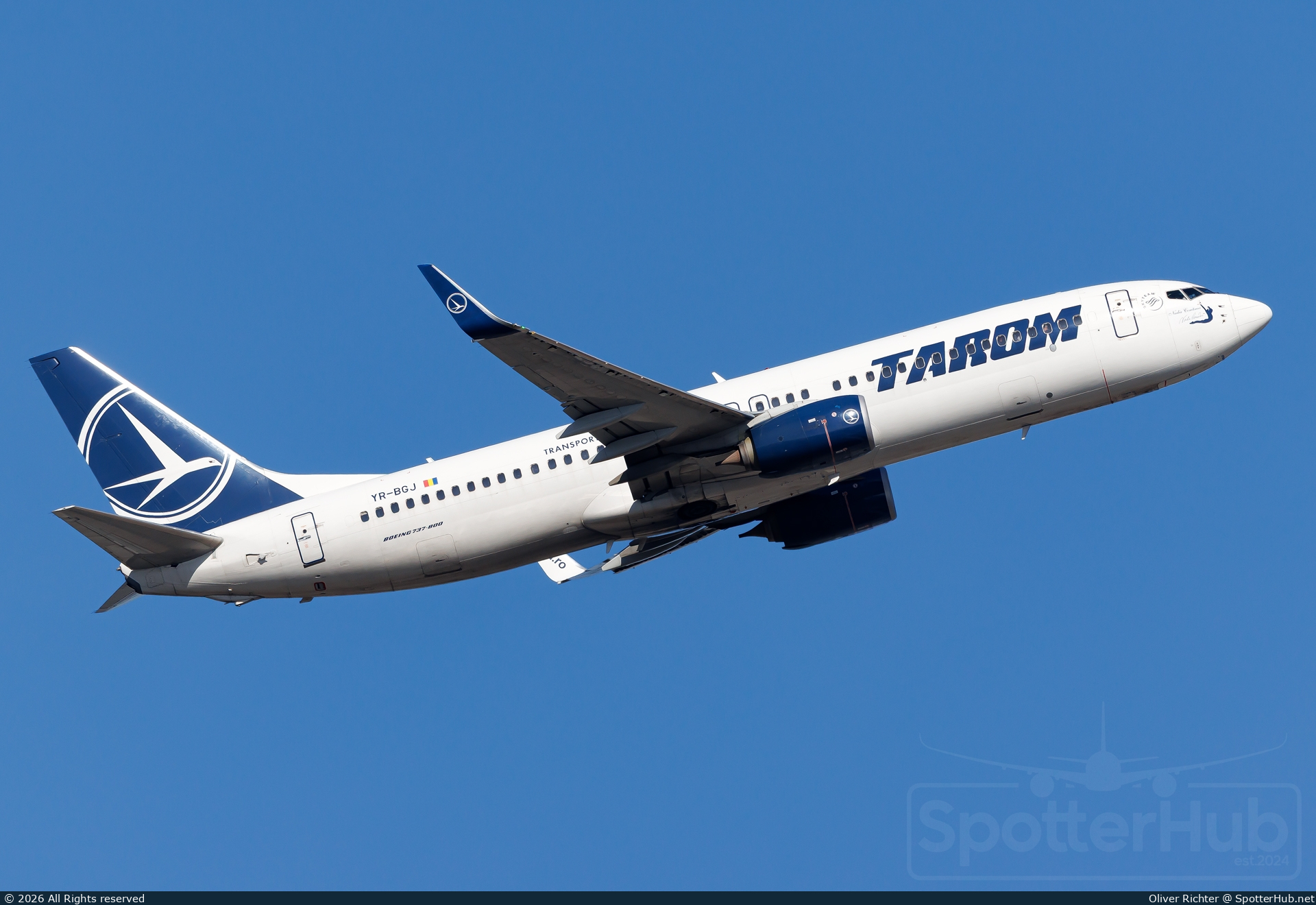 Photo of YR-BGJ - Boeing 737-82R operated by Tarom - Romanian Air Transport