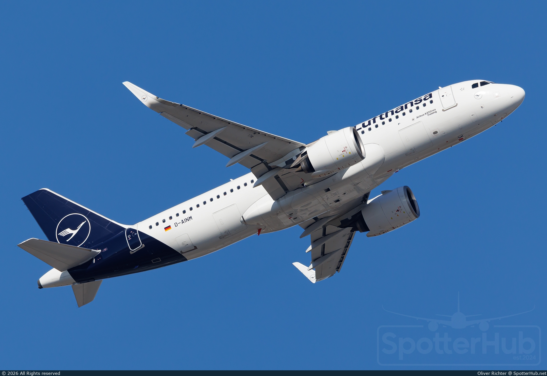 Photo of D-AINM - Airbus A320-271N operated by Lufthansa