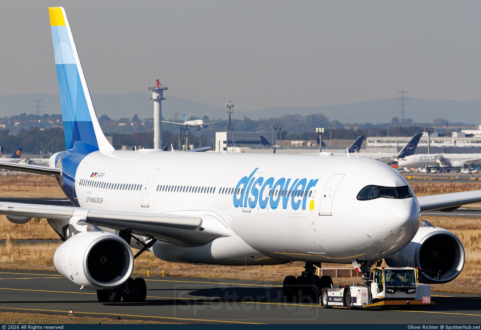 Photo of D-AFYR - Airbus A330-343 operated by Discover Airlines