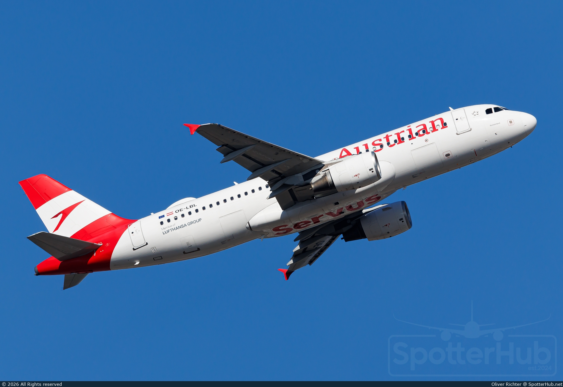 Photo of OE-LBL - Airbus A320-214 operated by Austrian Airlines