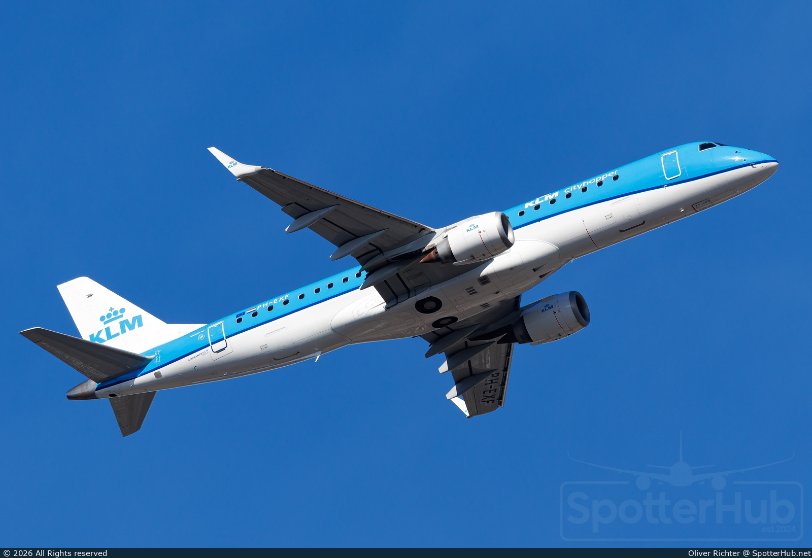 Photo of PH-EXF - Embraer ERJ-190STD operated by KLM Cityhopper
