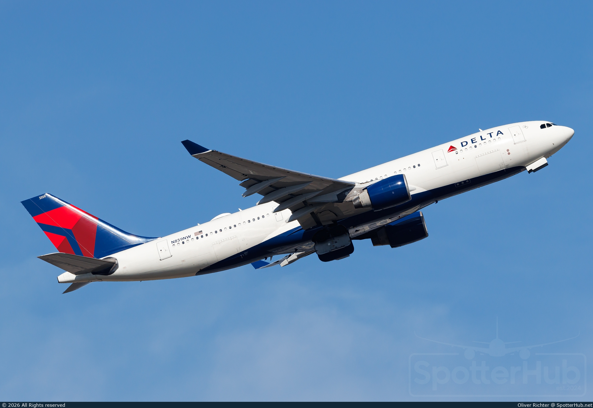 Photo of N859NW - Airbus A330-223 operated by Delta Air Lines