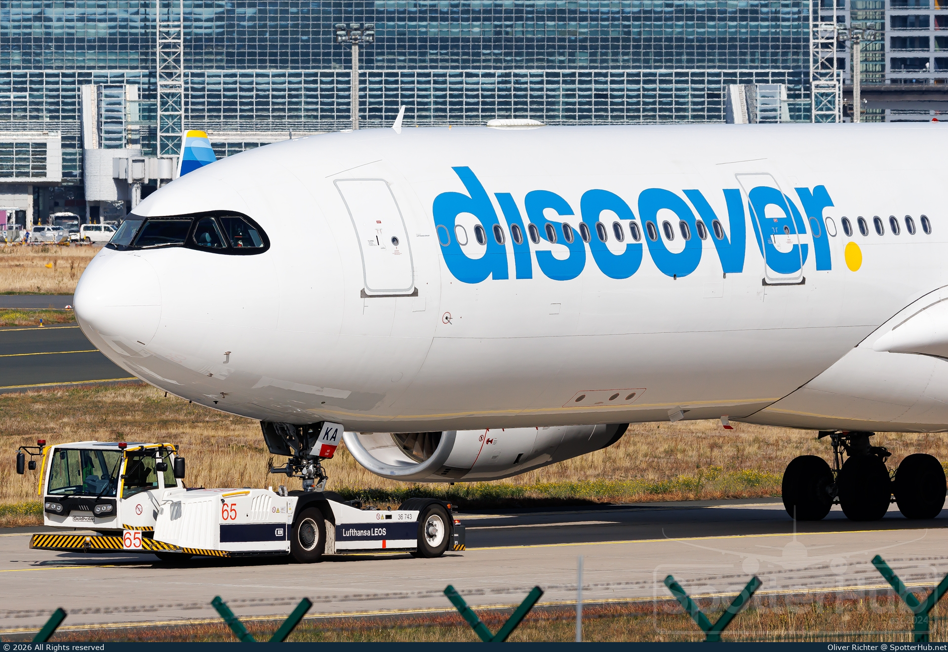 Photo of D-AIKA - Airbus A330-343 operated by Discover Airlines