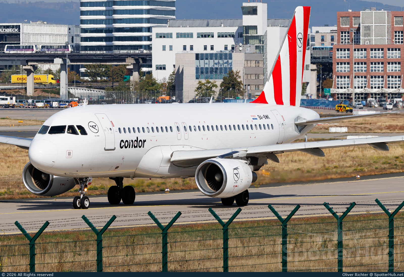 Photo of 9A-BWK - Airbus A319-112 operated by Condor (opb Fly Air41 Airways)