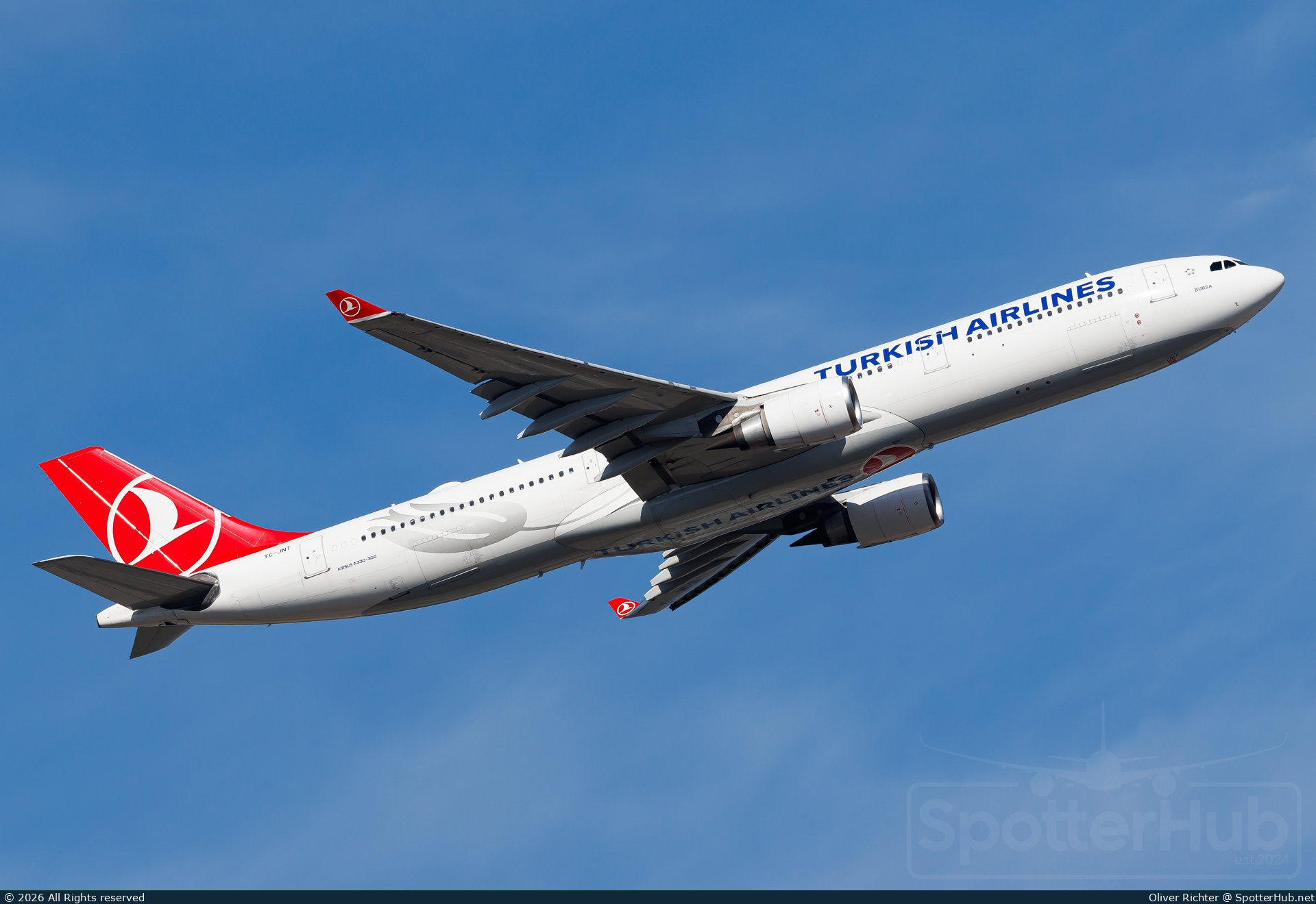 Photo of TC-JNT - Airbus A330-303 operated by Turkish Airlines