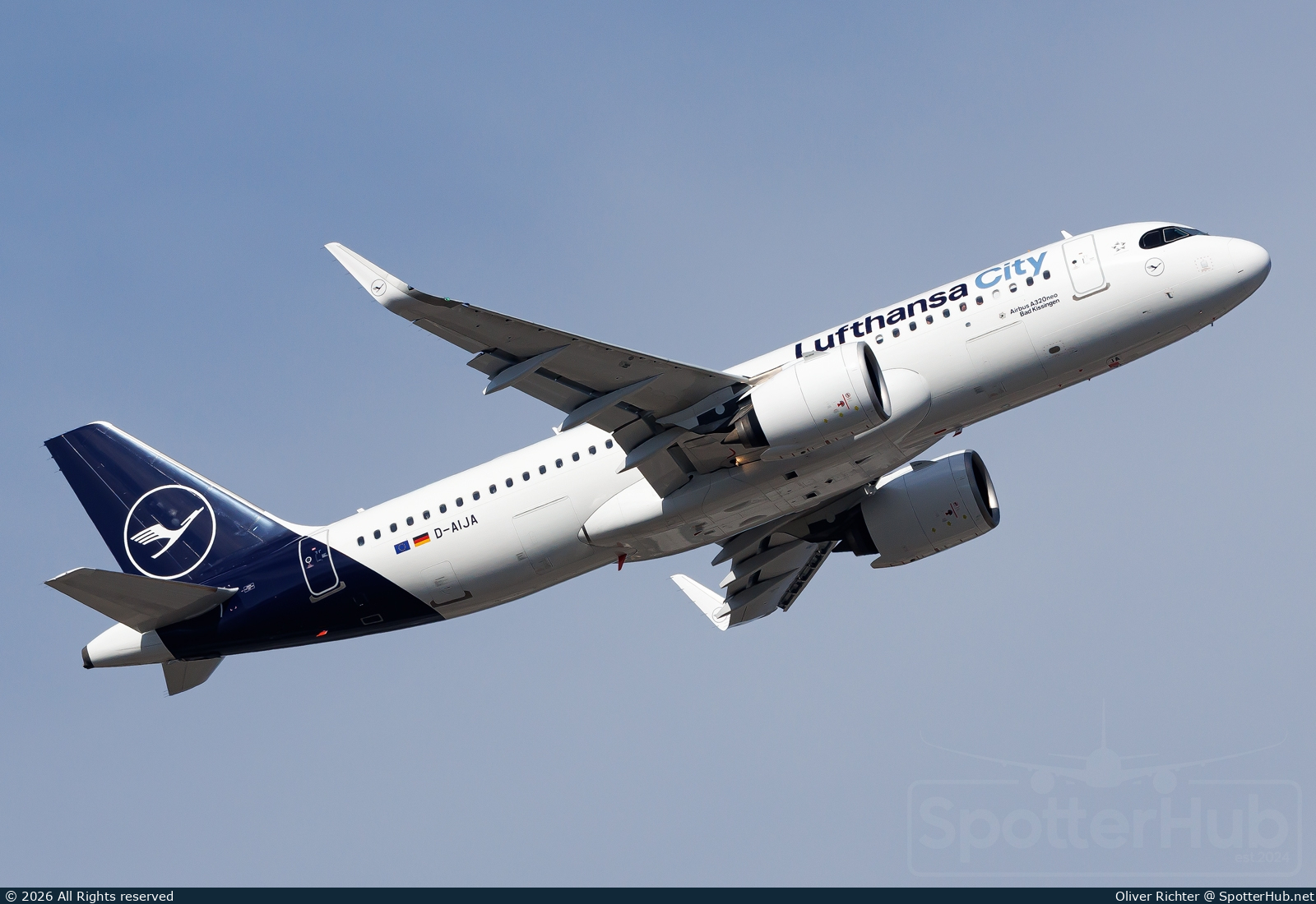 Photo of D-AIJA - Airbus A320-271N operated by Lufthansa City Airlines