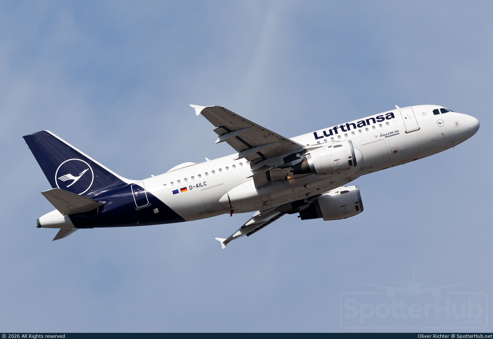 Photo of D-AILC - Airbus A319-114 operated by Lufthansa