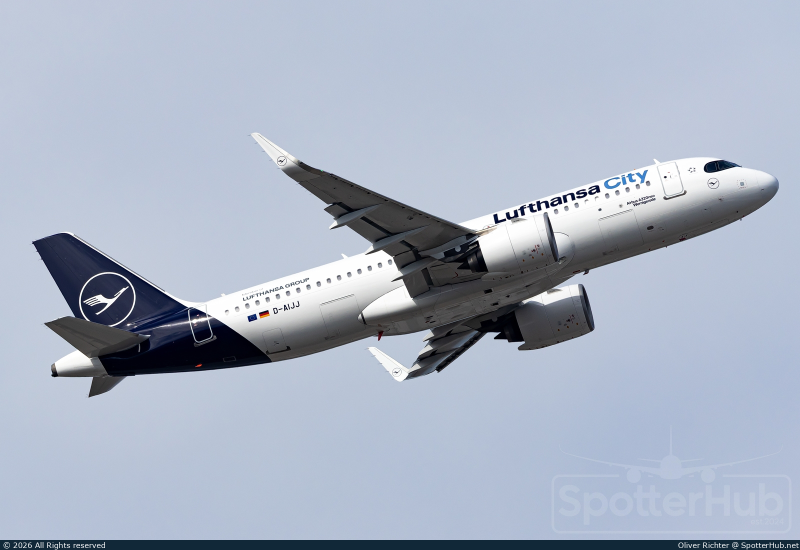 Photo of D-AIJJ - Airbus A320-271N operated by Lufthansa City Airlines