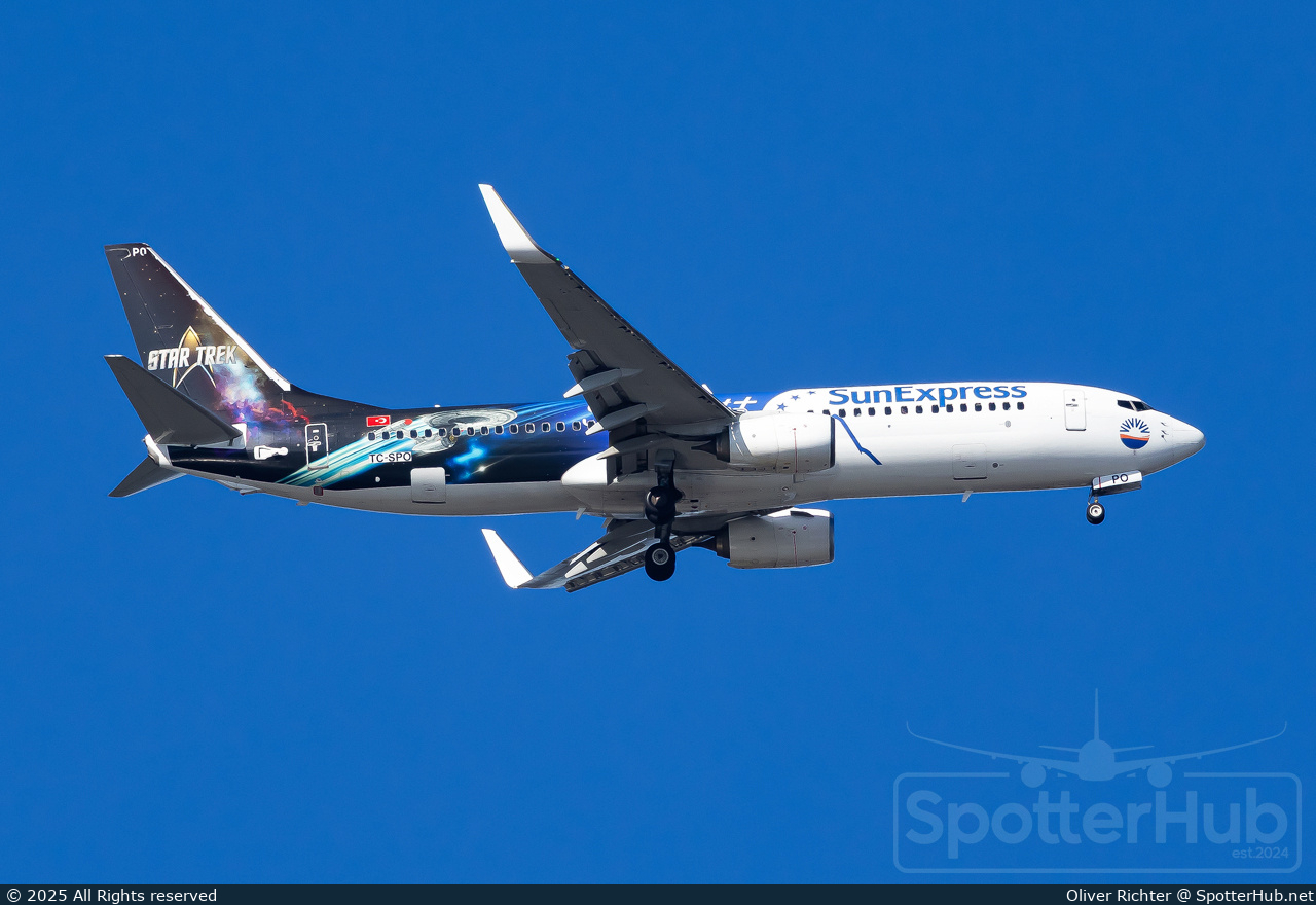 Photo of TC-SPO - Boeing 737-8MA operated by SunExpress