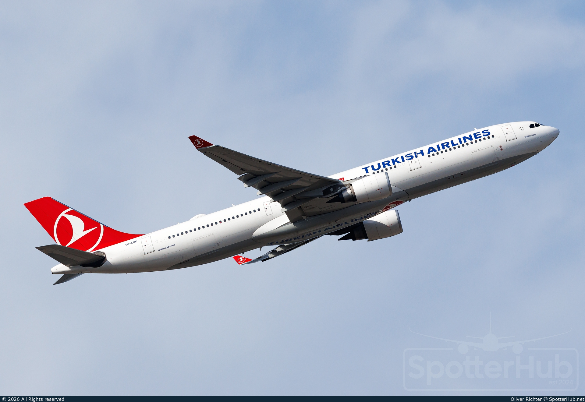 Photo of TC-LNE - Airbus A330-303 operated by Turkish Airlines