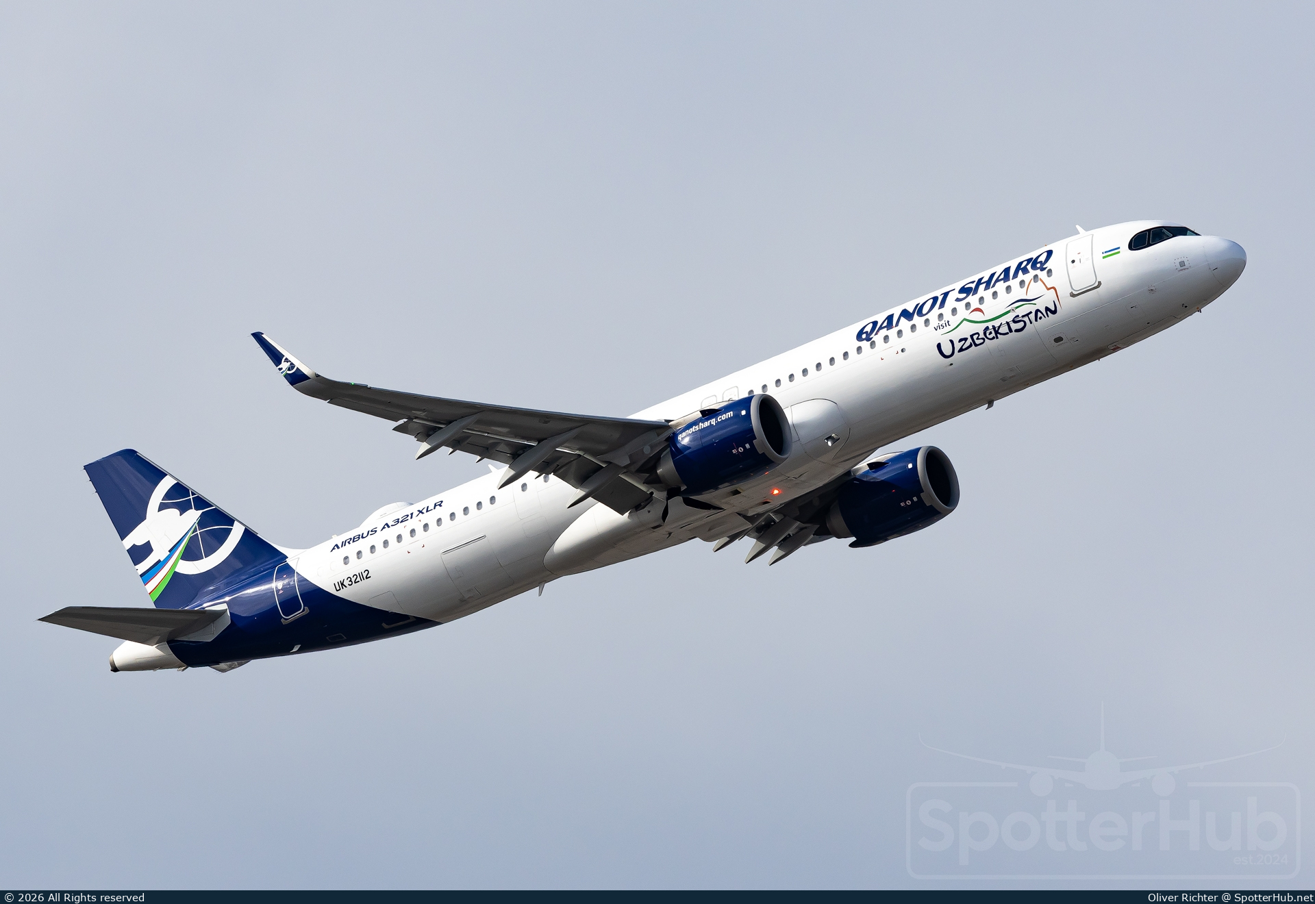 Photo of UK32112 - Airbus A321-253NY operated by Qanot Sharq Airlines