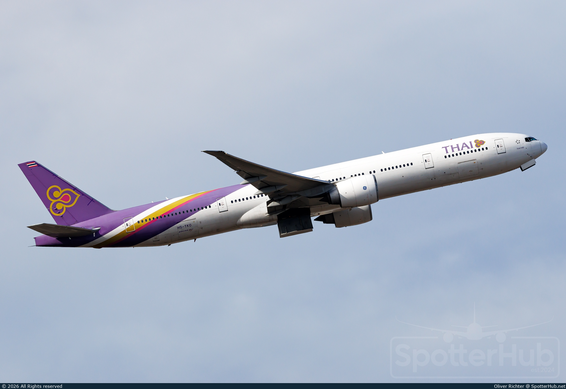 Photo of HS-TKO - Boeing 777-3AL(ER) operated by Thai Airways International
