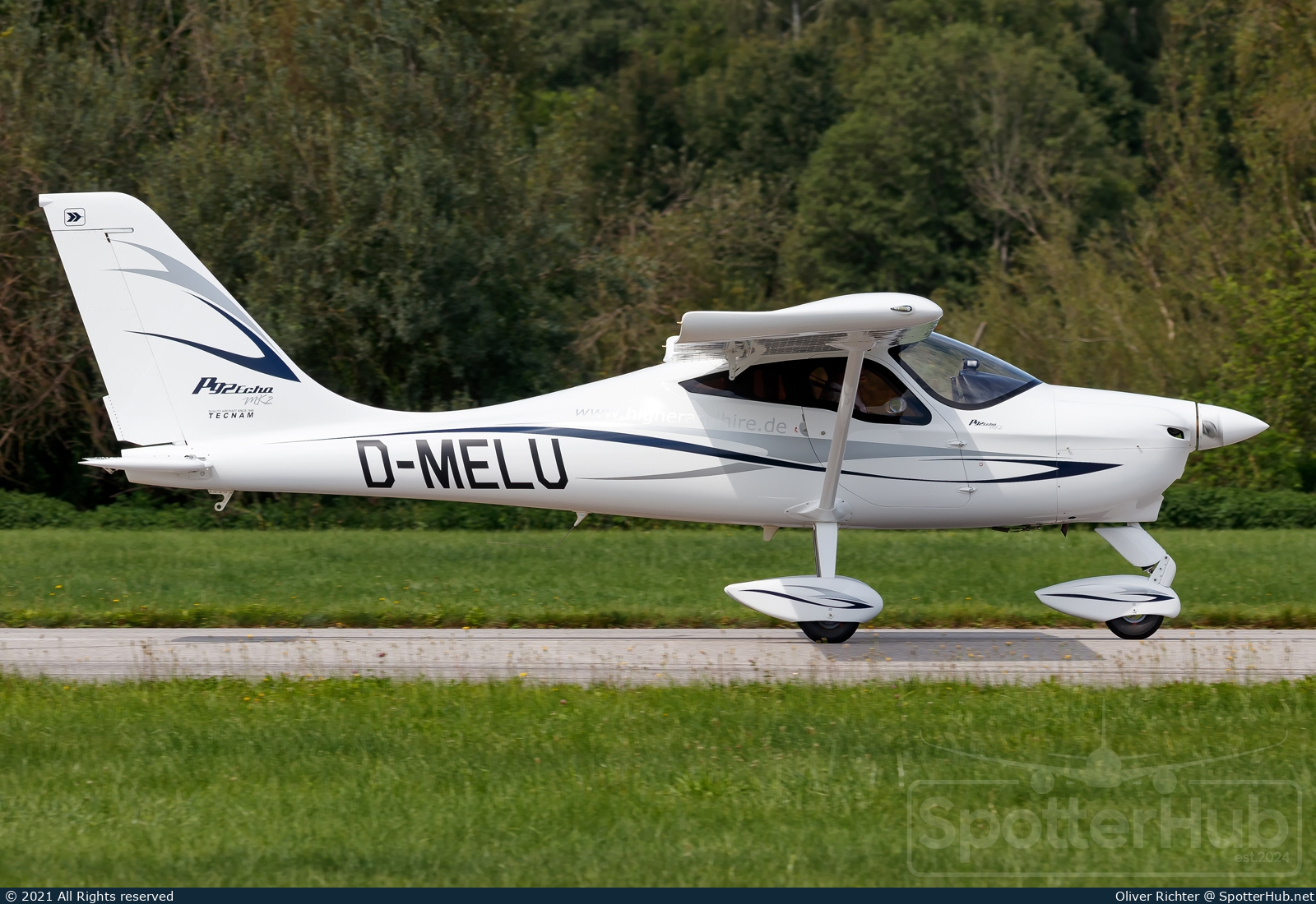 Photo of D-MELU - Tecnam P92 Echo Mk.II operated by Higher and Hire