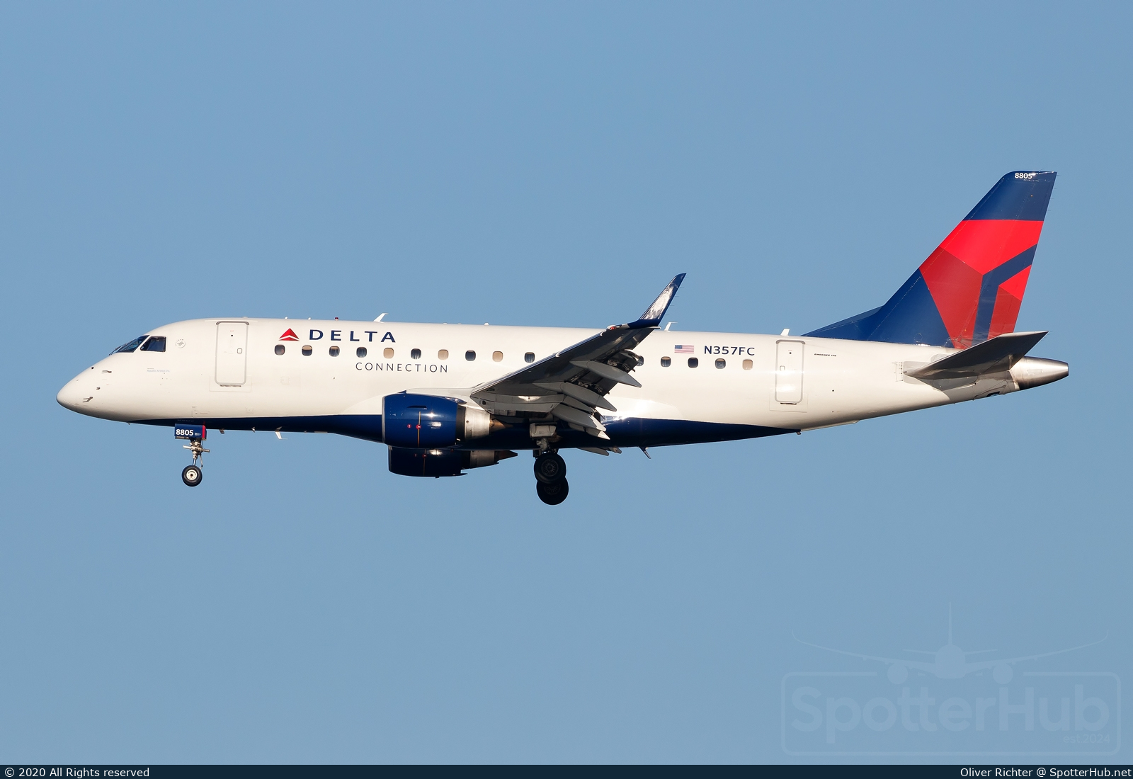Photo of N357FC - Embraer ERJ-170SU operated by Delta Connection (opb Republic Airways)