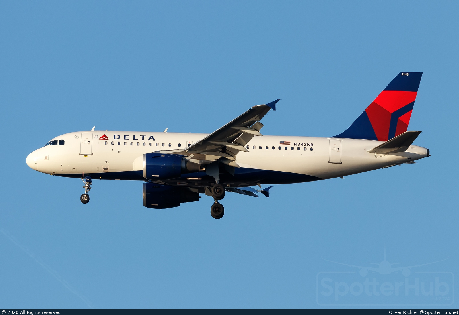 Photo of N343NB - Airbus A319-114 operated by Delta Air Lines