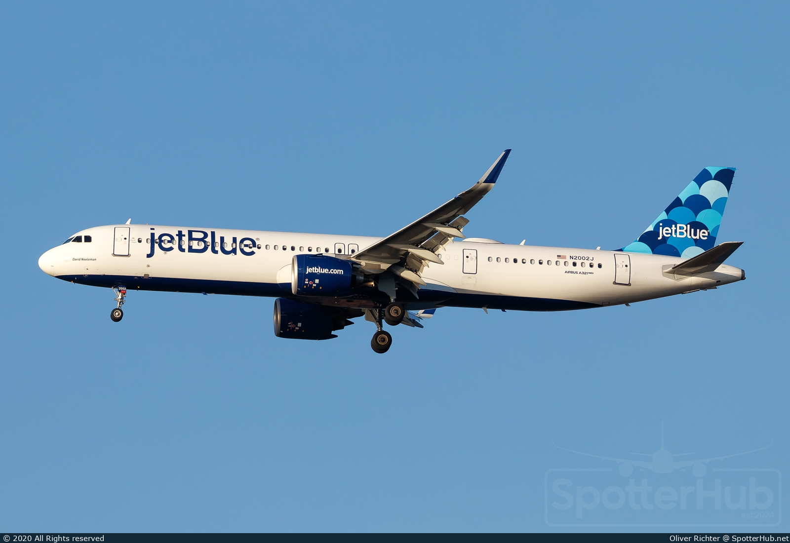 Photo of N2002J - Airbus A321-271NX operated by jetBlue Airways