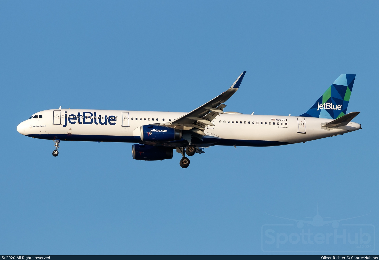 Photo of N950JT - Airbus A321-231 operated by jetBlue Airways