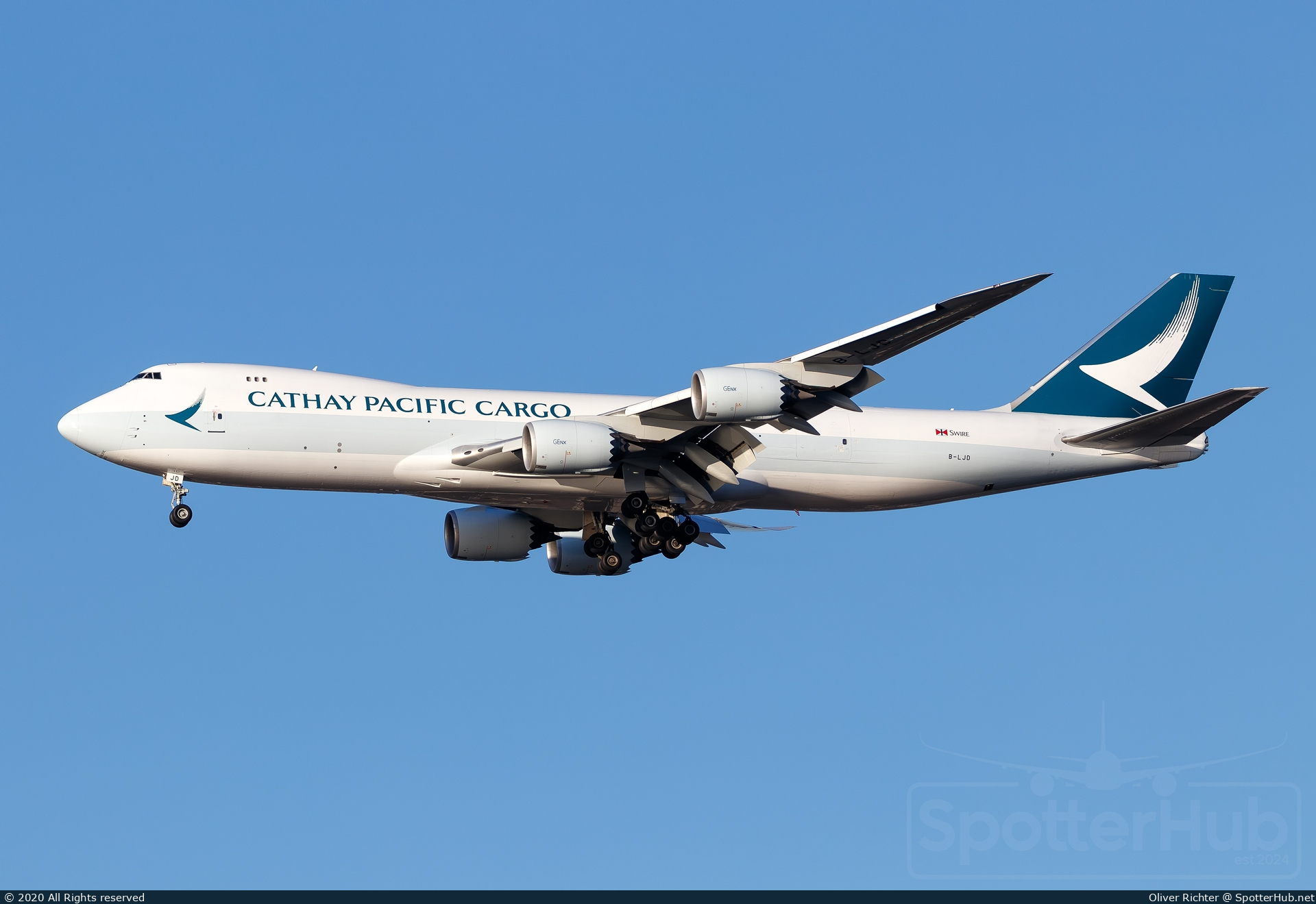 Photo of B-LJD - Boeing 747-867F operated by Cathay Pacific Cargo