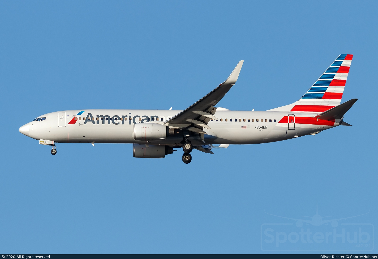Photo of N854NN - Boeing 737-823 operated by American Airlines