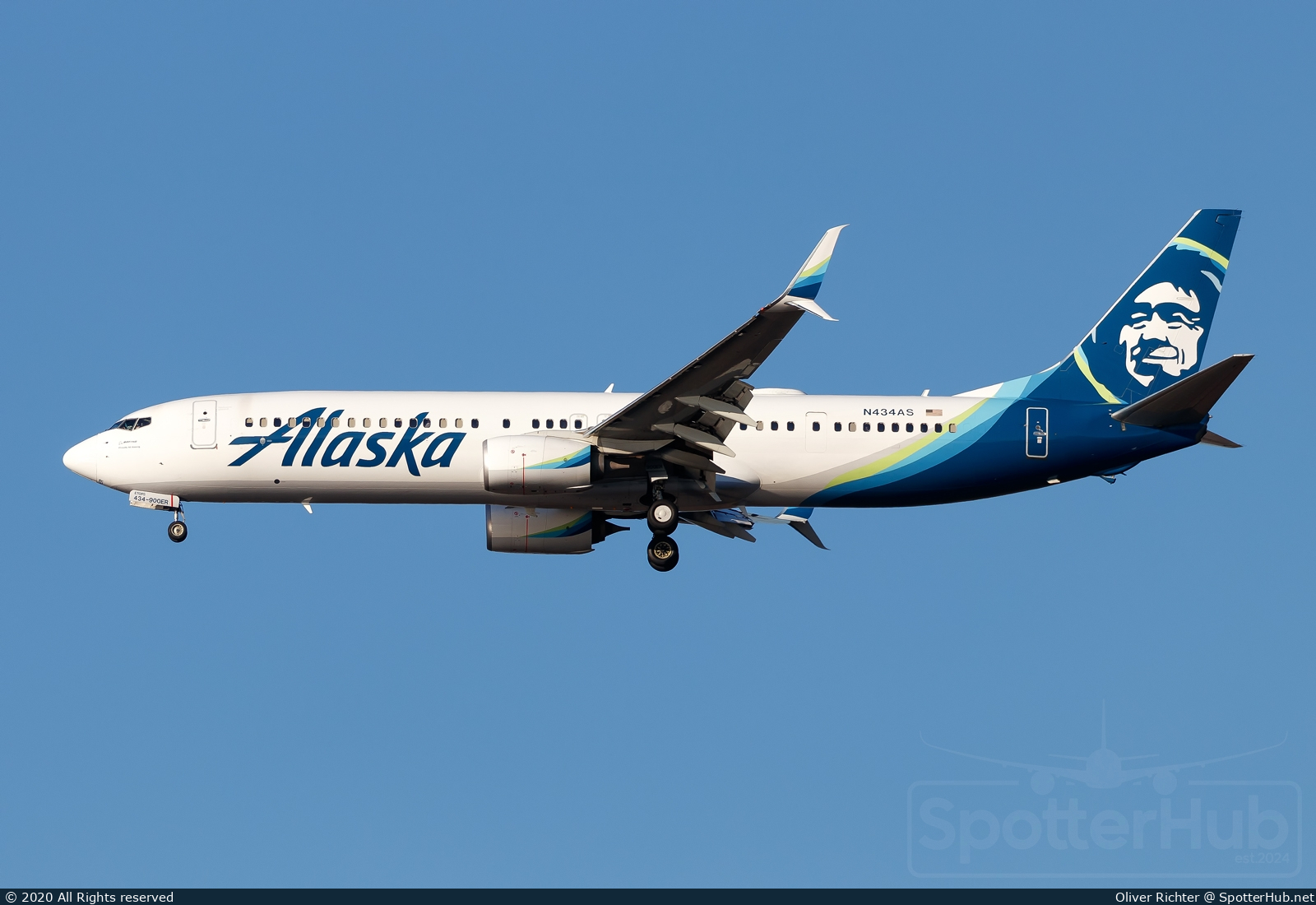 Photo of N434AS - Boeing 737-990(ER) operated by Alaska Airlines
