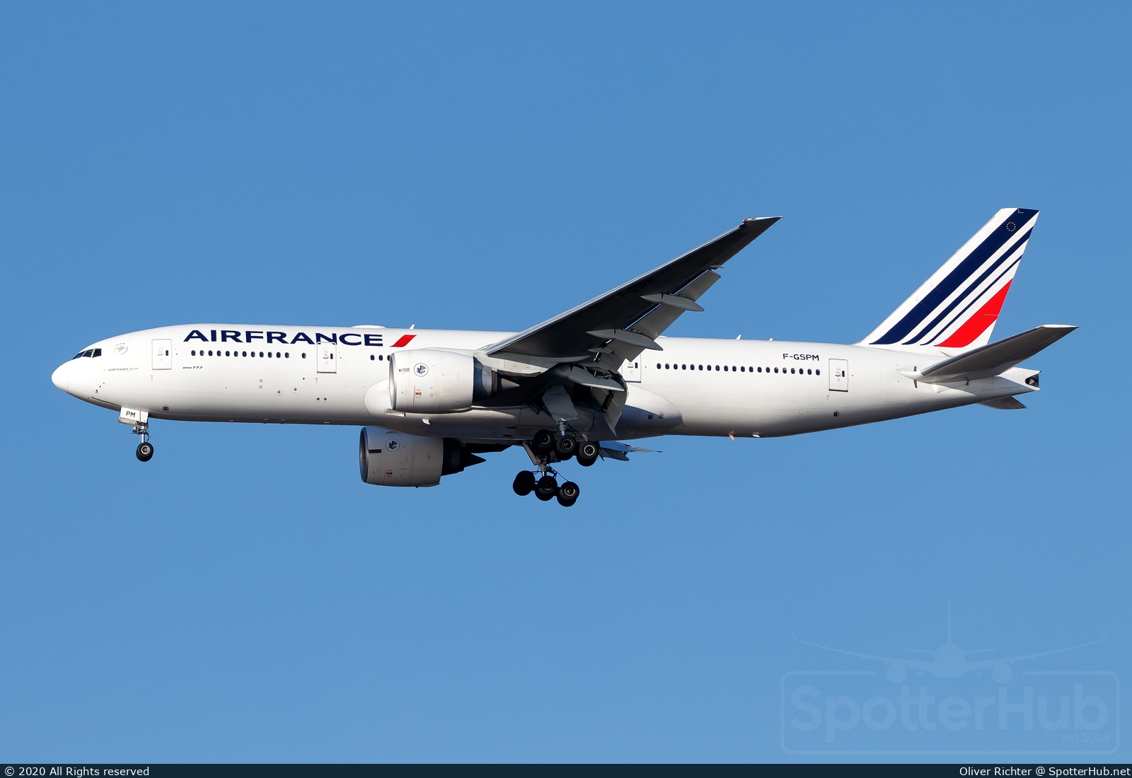 Photo of F-GSPM - Boeing 777-228(ER) operated by Air France