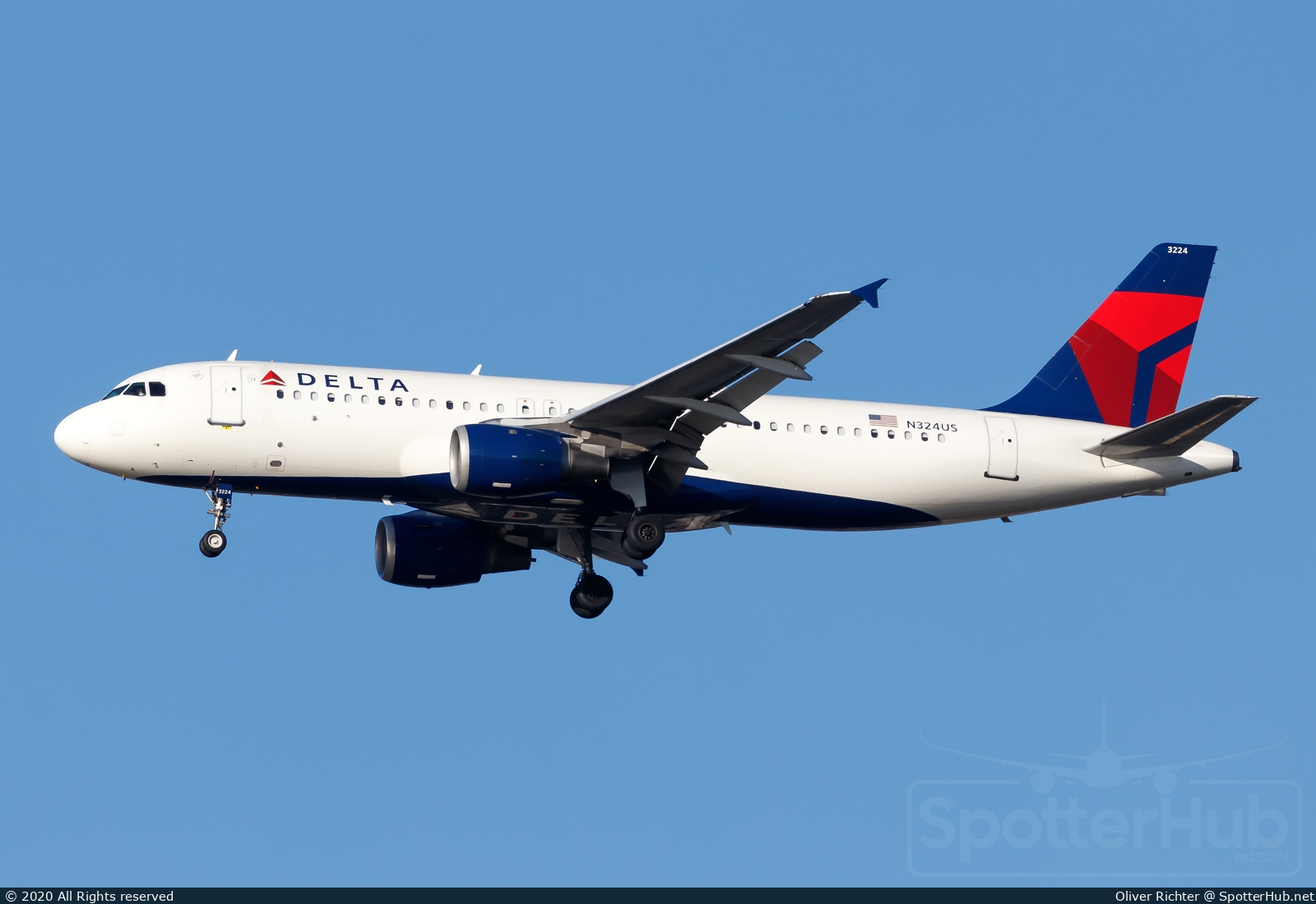 Photo of N324US - Airbus A320-211 operated by Delta Air Lines