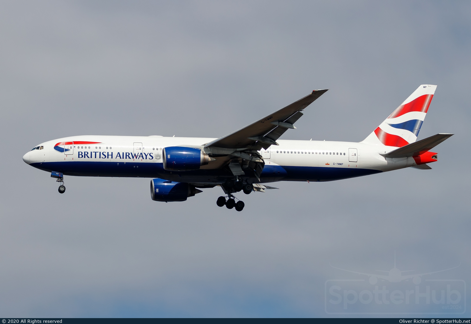Photo of G-YMMP - Boeing 777-236(ER) operated by British Airways