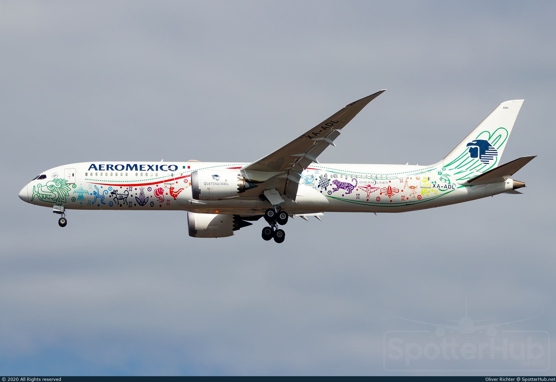 Photo of XA-ADL - Boeing 787-9 Dreamliner operated by Aeroméxico