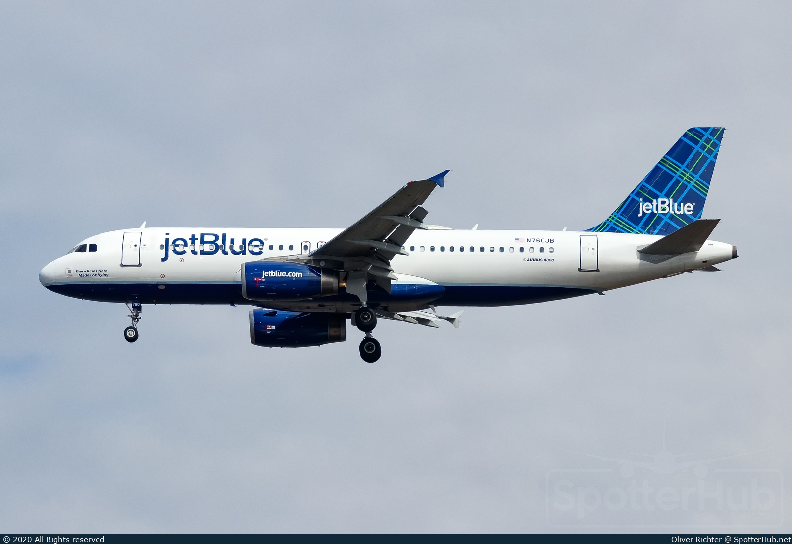 Photo of N760JB - Airbus A320-232 operated by jetBlue Airways